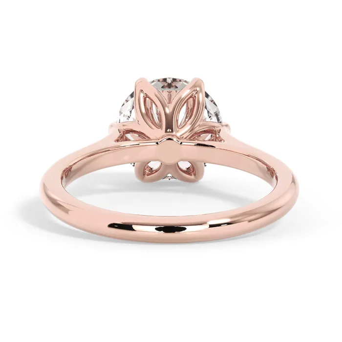 Petal Basket Solitaire Engagement Ring Setting deBebians Rings Petal Basket Solitaire Engagement Ring Setting deBebians Rings