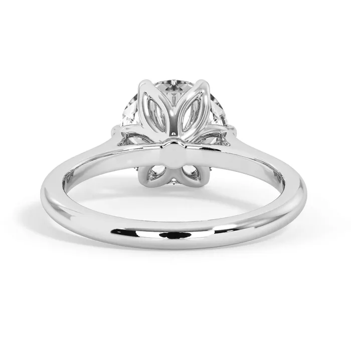 Petal Basket Solitaire Engagement Ring Setting deBebians Rings Petal Basket Solitaire Engagement Ring Setting deBebians Rings