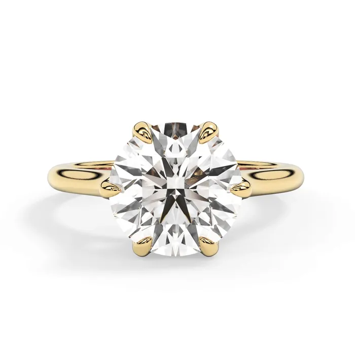 Petal Basket Solitaire Engagement Ring Setting deBebians Rings Petal Basket Solitaire Engagement Ring Setting deBebians Rings