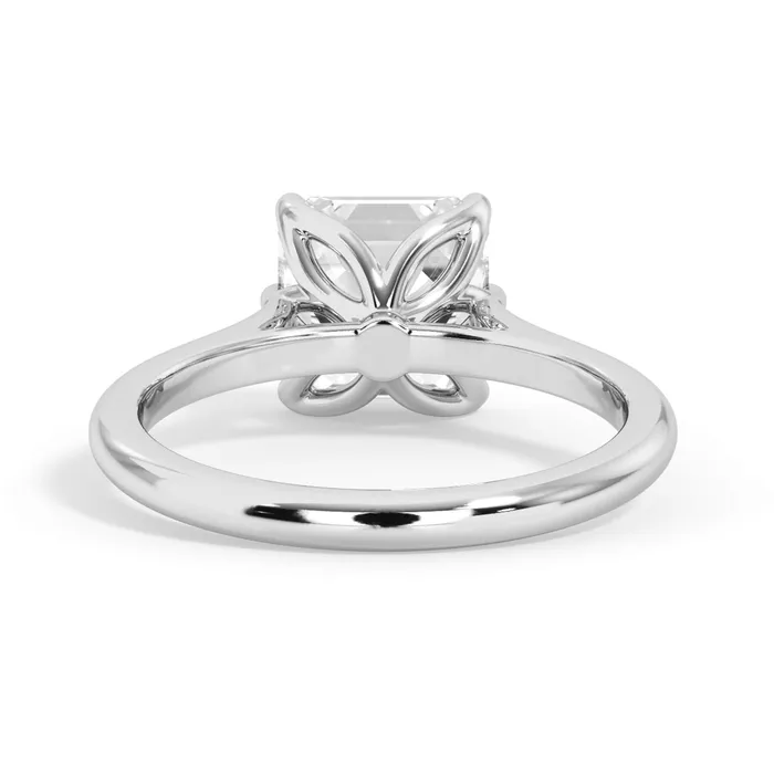 Petal Basket Solitaire Engagement Ring Setting deBebians Rings Petal Basket Solitaire Engagement Ring Setting deBebians Rings