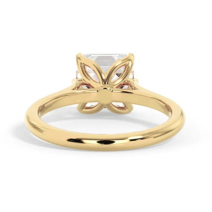 Petal Basket Solitaire Engagement Ring Setting deBebians Rings Petal Basket Solitaire Engagement Ring Setting deBebians Rings