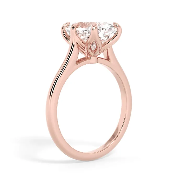 Petal Basket Solitaire Engagement Ring Setting deBebians Rings Petal Basket Solitaire Engagement Ring Setting deBebians Rings