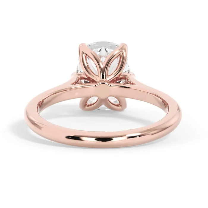 Petal Basket Solitaire Engagement Ring Setting deBebians Rings Petal Basket Solitaire Engagement Ring Setting deBebians Rings