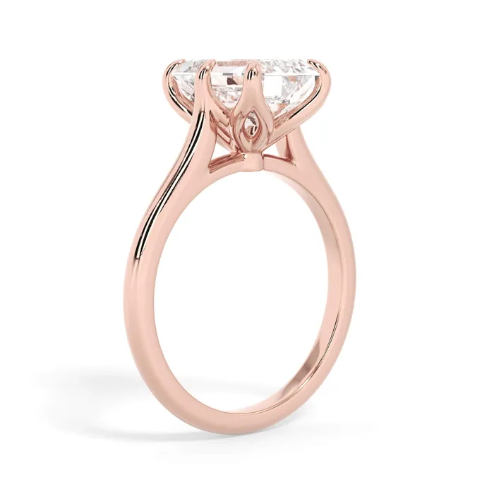 Petal Basket Solitaire Engagement Ring Setting deBebians Rings Petal Basket Solitaire Engagement Ring Setting deBebians Rings