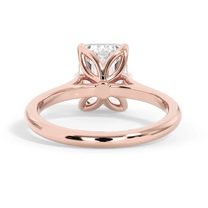 Petal Basket Solitaire Engagement Ring Setting deBebians Rings Petal Basket Solitaire Engagement Ring Setting deBebians Rings