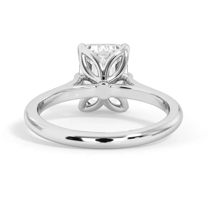 Petal Basket Solitaire Engagement Ring Setting deBebians Rings Petal Basket Solitaire Engagement Ring Setting deBebians Rings