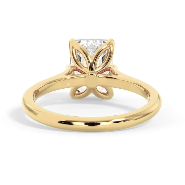 Petal Basket Solitaire Engagement Ring Setting deBebians Rings Petal Basket Solitaire Engagement Ring Setting deBebians Rings
