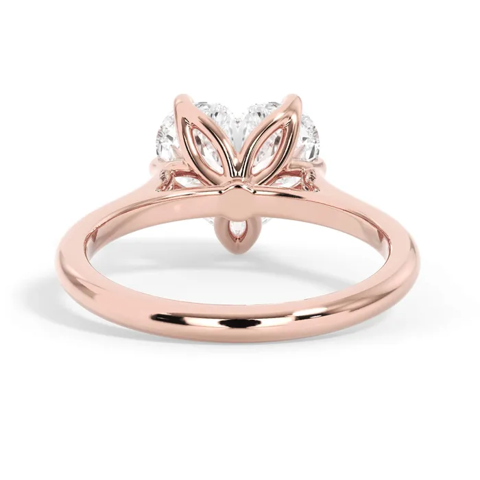 Petal Basket Solitaire Engagement Ring Setting deBebians Rings Petal Basket Solitaire Engagement Ring Setting deBebians Rings