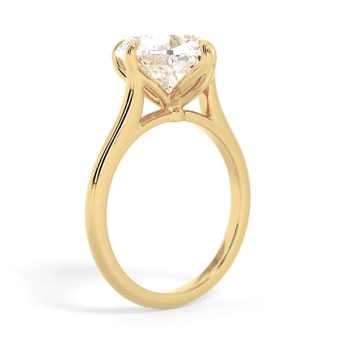 Petal Basket Solitaire Engagement Ring Setting deBebians Rings Petal Basket Solitaire Engagement Ring Setting deBebians Rings