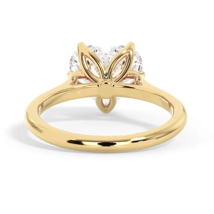 Petal Basket Solitaire Engagement Ring Setting deBebians Rings Petal Basket Solitaire Engagement Ring Setting deBebians Rings
