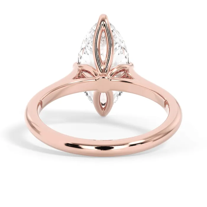 Petal Basket Solitaire Engagement Ring Setting deBebians Rings Petal Basket Solitaire Engagement Ring Setting deBebians Rings