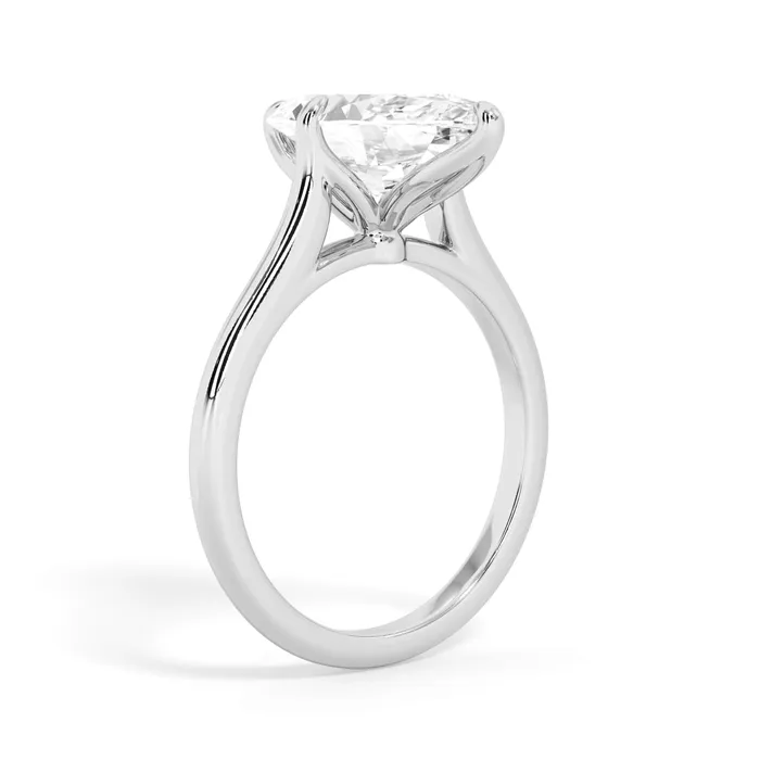 Petal Basket Solitaire Engagement Ring Setting deBebians Rings Petal Basket Solitaire Engagement Ring Setting deBebians Rings