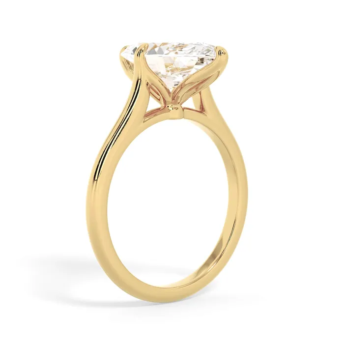 Petal Basket Solitaire Engagement Ring Setting deBebians Rings Petal Basket Solitaire Engagement Ring Setting deBebians Rings