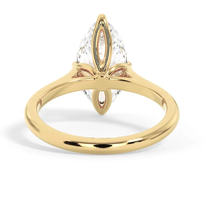 Petal Basket Solitaire Engagement Ring Setting deBebians Rings Petal Basket Solitaire Engagement Ring Setting deBebians Rings