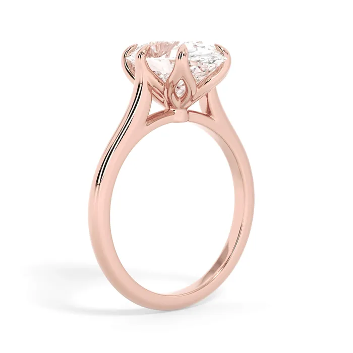 Petal Basket Solitaire Engagement Ring Setting deBebians Rings Petal Basket Solitaire Engagement Ring Setting deBebians Rings