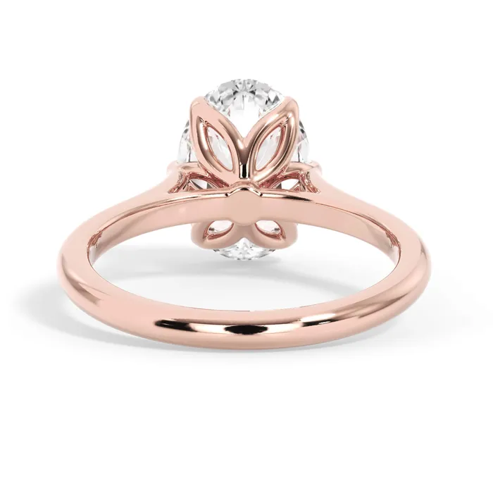 Petal Basket Solitaire Engagement Ring Setting deBebians Rings Petal Basket Solitaire Engagement Ring Setting deBebians Rings
