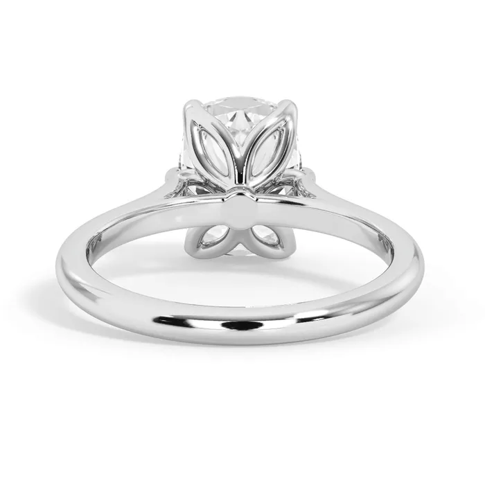 Petal Basket Solitaire Engagement Ring Setting deBebians Rings Petal Basket Solitaire Engagement Ring Setting deBebians Rings