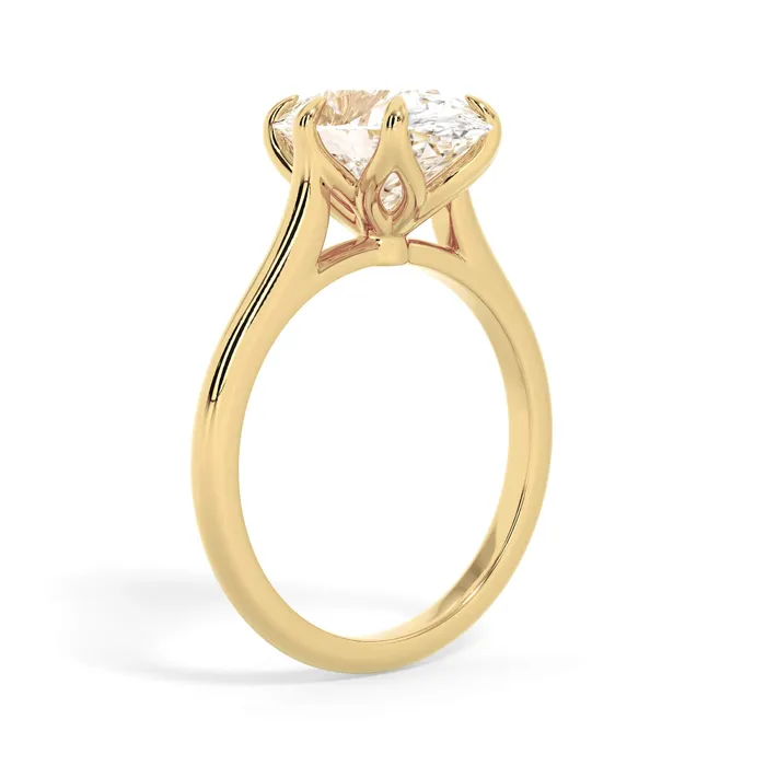 Petal Basket Solitaire Engagement Ring Setting deBebians Rings Petal Basket Solitaire Engagement Ring Setting deBebians Rings