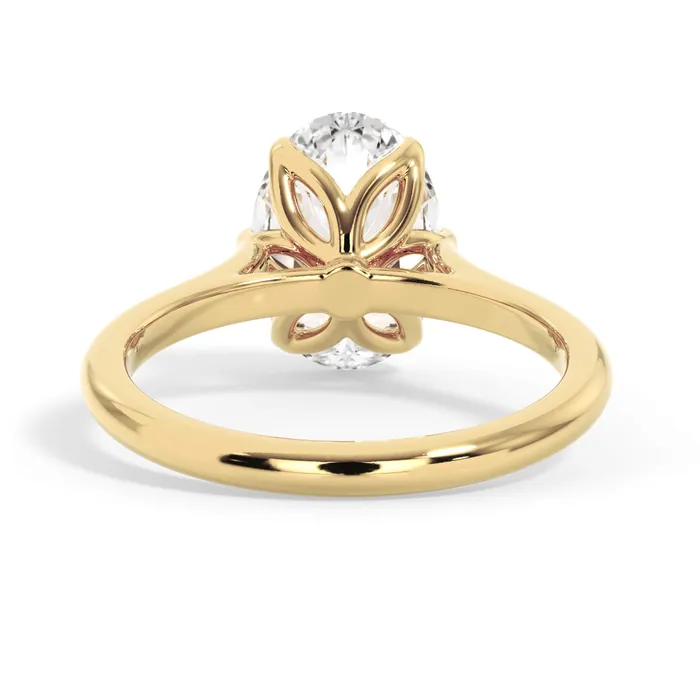 Petal Basket Solitaire Engagement Ring Setting deBebians Rings Petal Basket Solitaire Engagement Ring Setting deBebians Rings