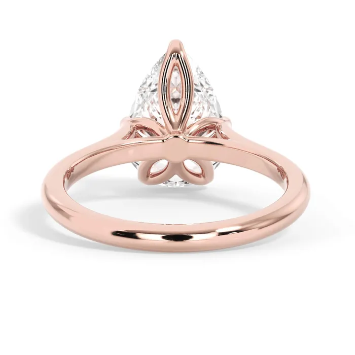 Petal Basket Solitaire Engagement Ring Setting deBebians Rings Petal Basket Solitaire Engagement Ring Setting deBebians Rings