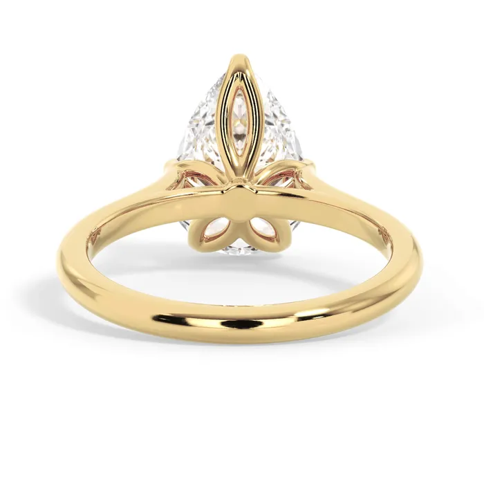 Petal Basket Solitaire Engagement Ring Setting deBebians Rings Petal Basket Solitaire Engagement Ring Setting deBebians Rings