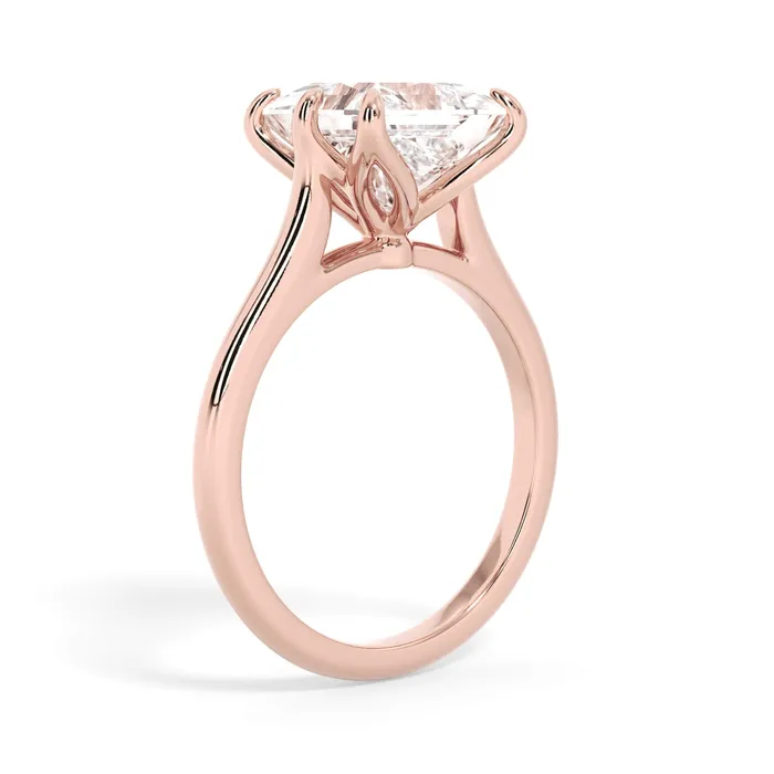Petal Basket Solitaire Engagement Ring Setting deBebians Rings Petal Basket Solitaire Engagement Ring Setting deBebians Rings