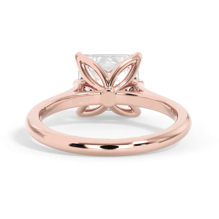 Petal Basket Solitaire Engagement Ring Setting deBebians Rings Petal Basket Solitaire Engagement Ring Setting deBebians Rings