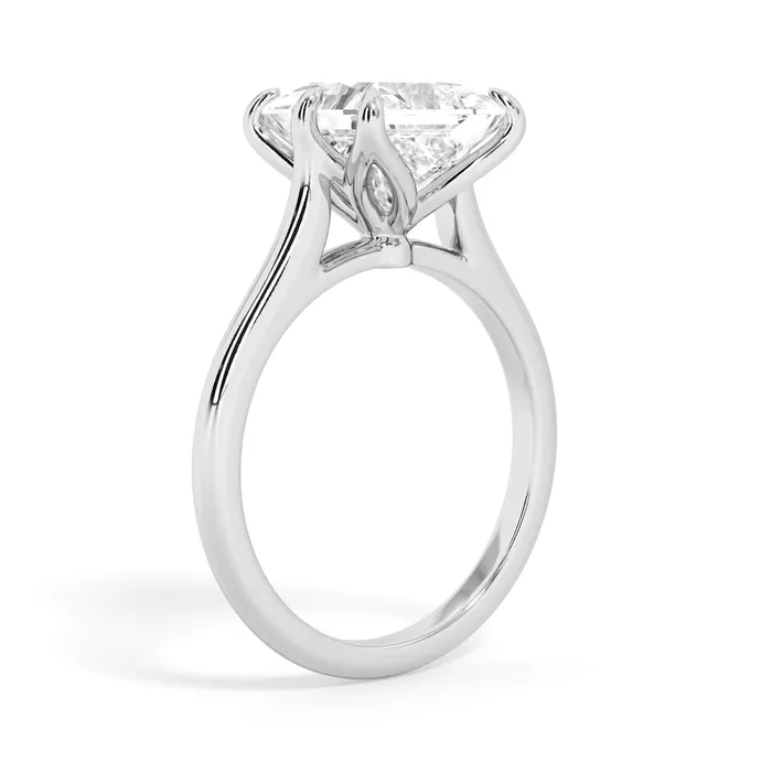 Petal Basket Solitaire Engagement Ring Setting deBebians Rings Petal Basket Solitaire Engagement Ring Setting deBebians Rings