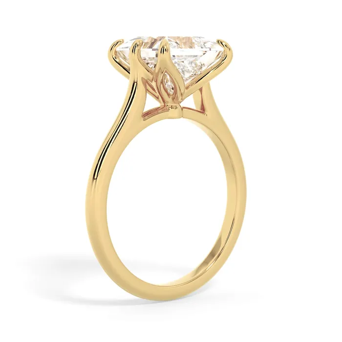 Petal Basket Solitaire Engagement Ring Setting deBebians Rings Petal Basket Solitaire Engagement Ring Setting deBebians Rings
