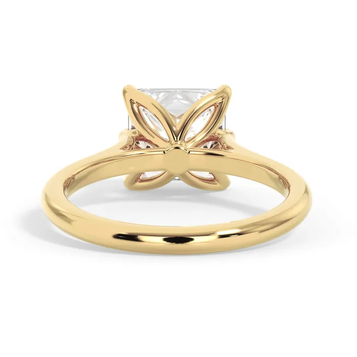 Petal Basket Solitaire Engagement Ring Setting deBebians Rings Petal Basket Solitaire Engagement Ring Setting deBebians Rings
