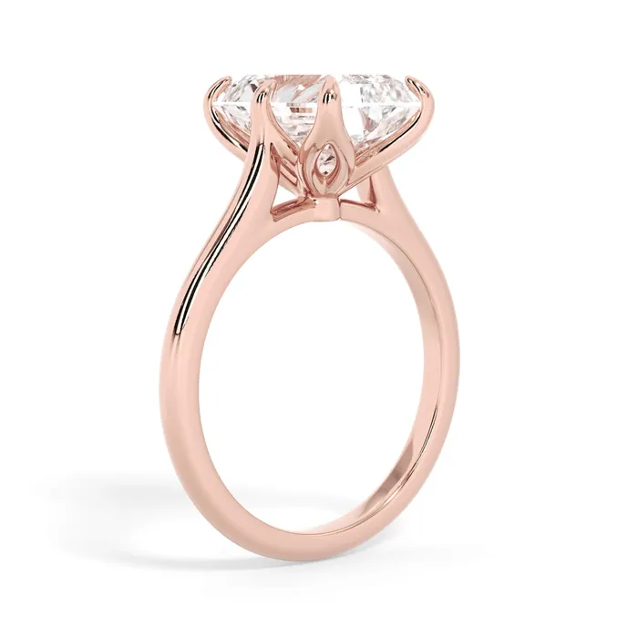 Petal Basket Solitaire Engagement Ring Setting deBebians Rings Petal Basket Solitaire Engagement Ring Setting deBebians Rings
