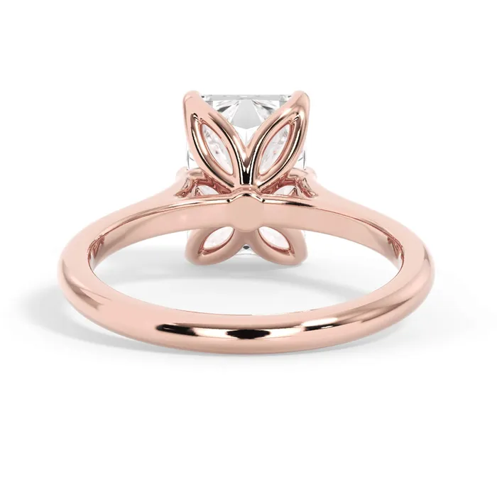 Petal Basket Solitaire Engagement Ring Setting deBebians Rings Petal Basket Solitaire Engagement Ring Setting deBebians Rings