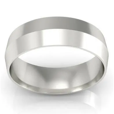 Plain Gold Knife Edge Ring 6mm deBebians Rings