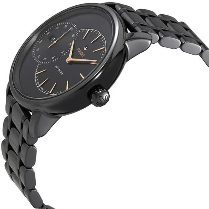 RADO Bracelets Rado Mens Automatic Watch DiaMaster Black Dial Ceramic Bracelet R14127152 RADO Bracelets Rado Mens Automatic Watch DiaMaster Black Dial Ceramic Bracelet R14127152