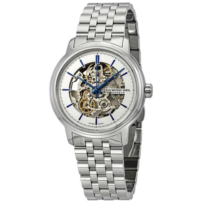 Raymond Weil Mens Automatic Watch Maestro Skeleton Dial Bracelet 2215ST65001 RAYMOND WEIL Bracelets Raymond Weil Mens Automatic Watch Maestro Skeleton Dial Bracelet 2215ST65001 RAYMOND WEIL Bracelets