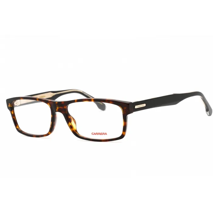 Rings Carrera Carrera Mens Eyeglasses Havana Rectangular Frame Clear Lens CARRERA 293 0086 00