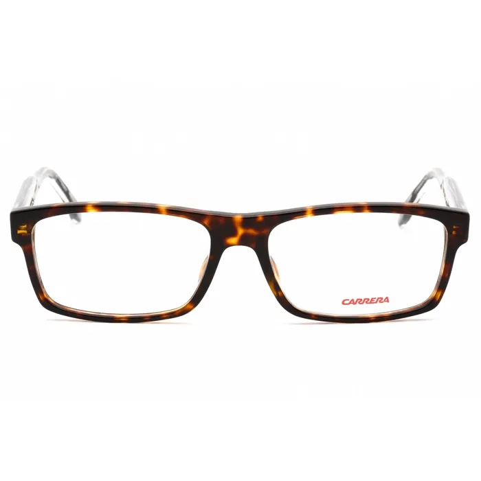 Rings Carrera Carrera Mens Eyeglasses Havana Rectangular Frame Clear Lens CARRERA 293 0086 00