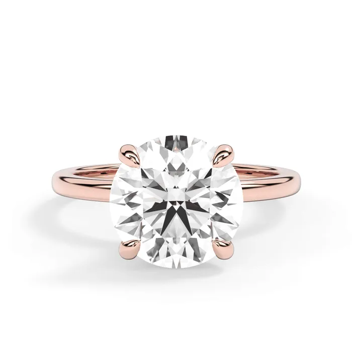 Rings deBebians Under Halo Diamond Wrap Engagement Ring Yellow Gold Wrap