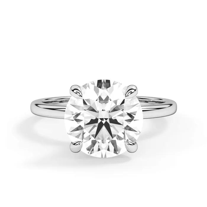 Rings deBebians Under Halo Diamond Wrap Engagement Ring Yellow Gold Wrap