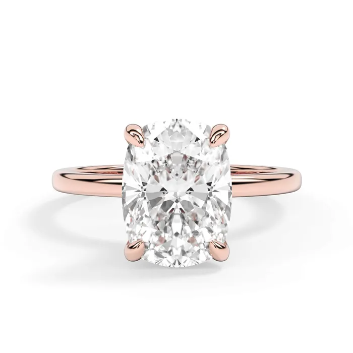 Rings deBebians Under Halo Diamond Wrap Engagement Ring Yellow Gold Wrap