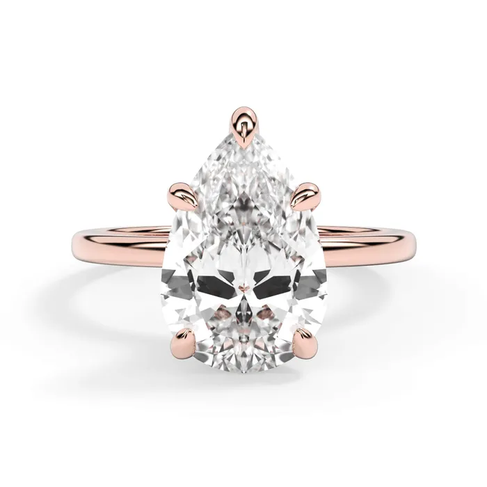 Rings deBebians Under Halo Diamond Wrap Engagement Ring Yellow Gold Wrap