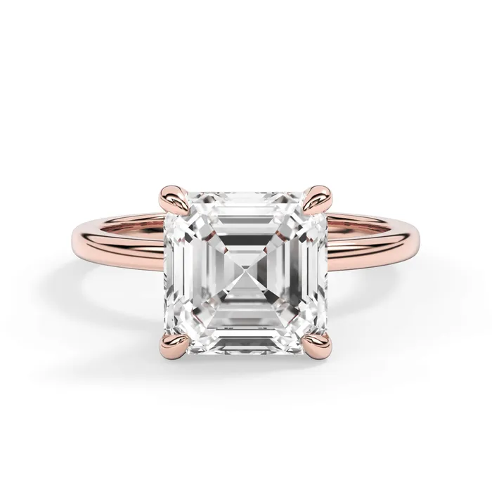 Rings deBebians Under Halo Diamond Wrap Engagement Ring Yellow Gold Wrap