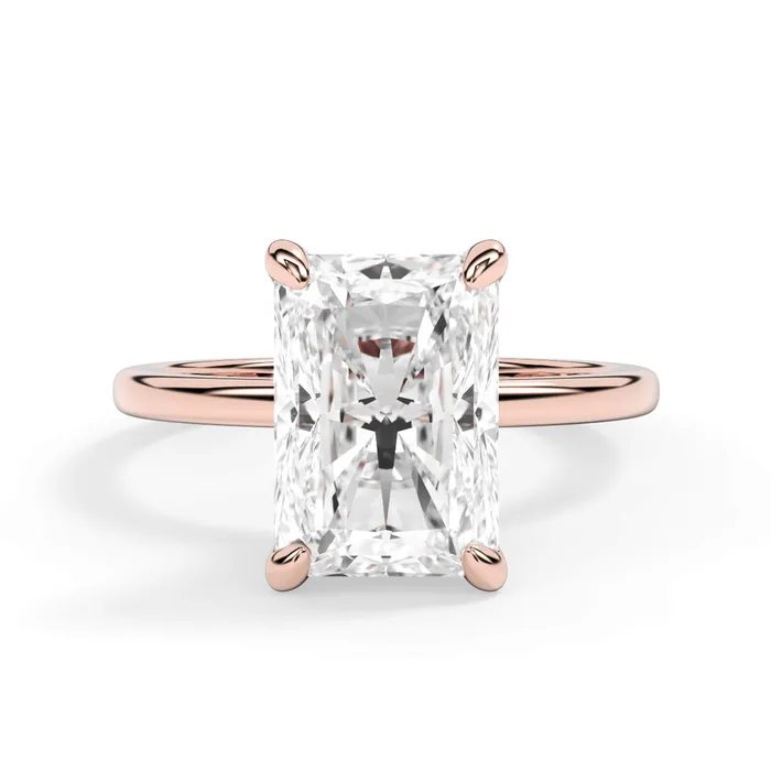 Rings deBebians Under Halo Diamond Wrap Engagement Ring Yellow Gold Wrap