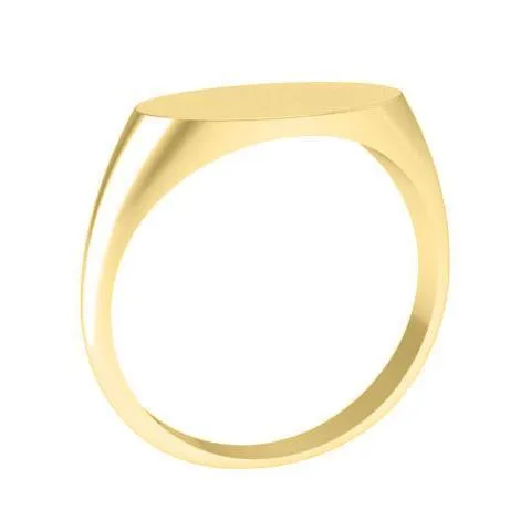Rings Elongated Oval Signet Ring for Women 13mm x 8mm deBebians Rings Elongated Oval Signet Ring for Women 13mm x 8mm deBebians