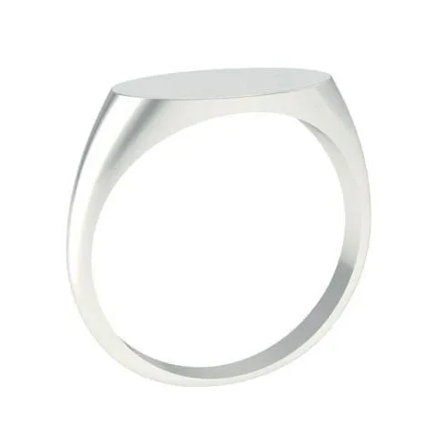 Rings Elongated Oval Signet Ring for Women 13mm x 8mm deBebians Rings Elongated Oval Signet Ring for Women 13mm x 8mm deBebians