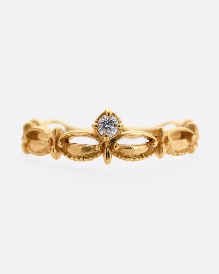 Rings GEODESIQUE Open Oval Diamond Band