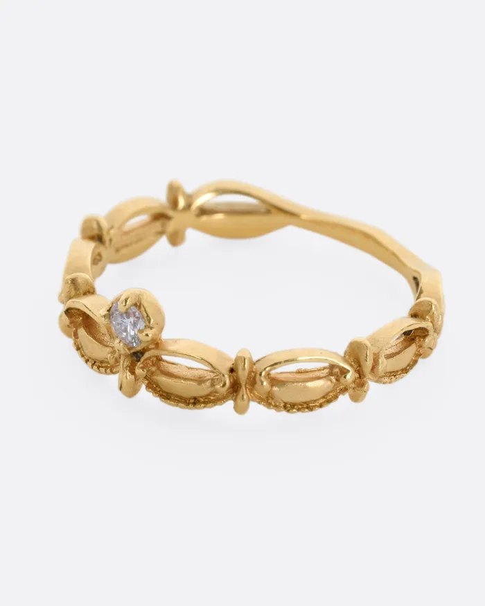 Rings GEODESIQUE Open Oval Diamond Band Rings GEODESIQUE Open Oval Diamond Band