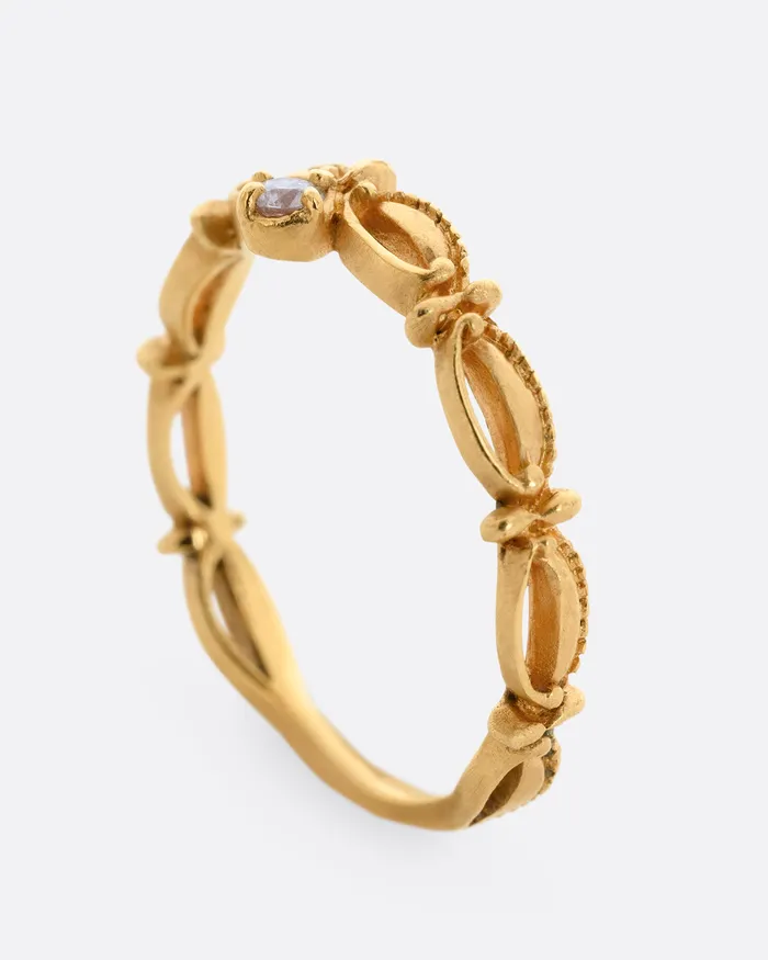 Rings GEODESIQUE Open Oval Diamond Band Rings GEODESIQUE Open Oval Diamond Band