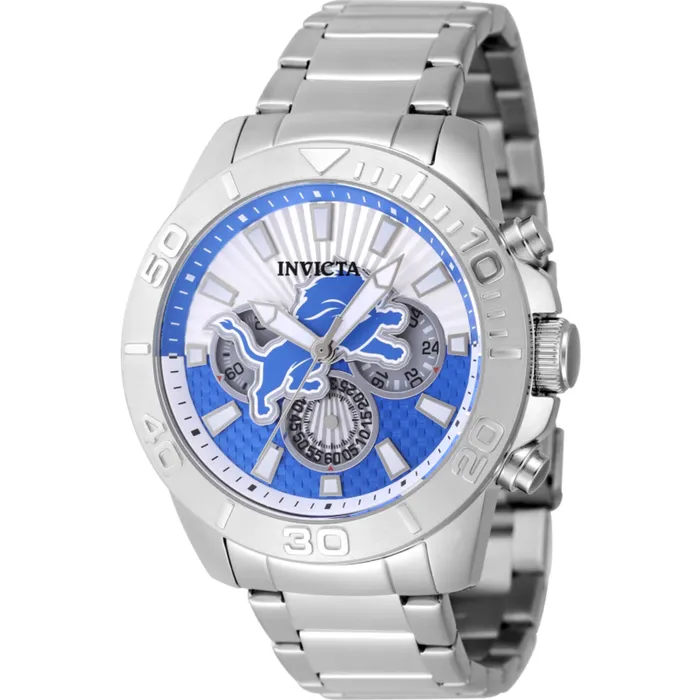 Rings Invicta Invicta Mens Watch NFL Detroit Lions Chronograph Blue Silver Tone Dial 47958 Rings Invicta Invicta Mens Watch NFL Detroit Lions Chronograph Blue Silver Tone Dial 47958
