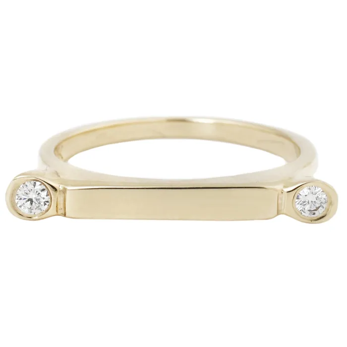 Rings Scosha Diamond Bar Stack Ring